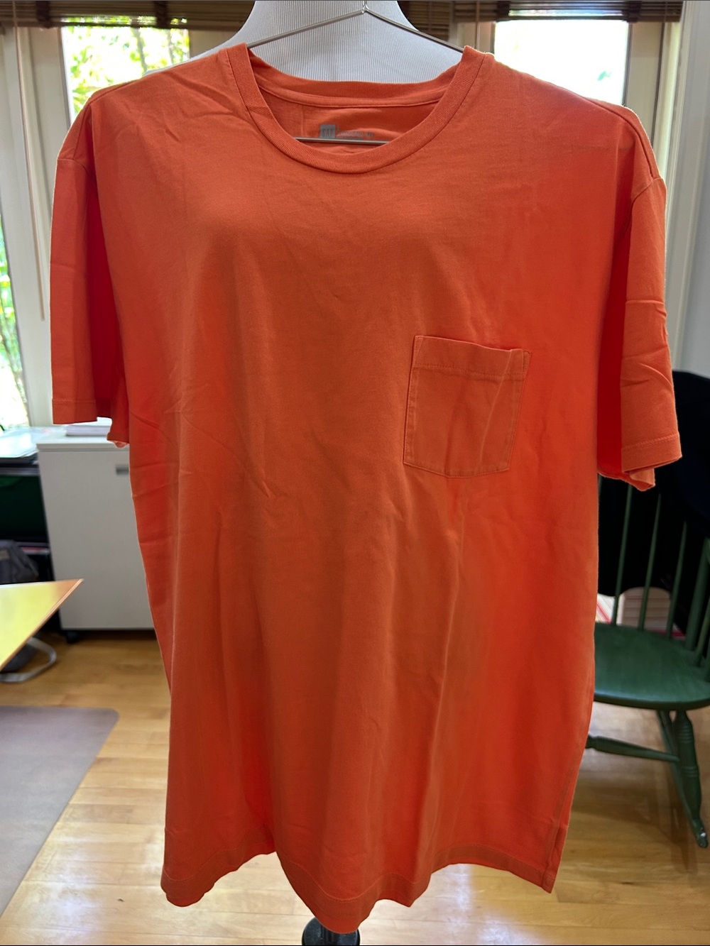 GAP Orange Short-Sleeve Pocket Tee
